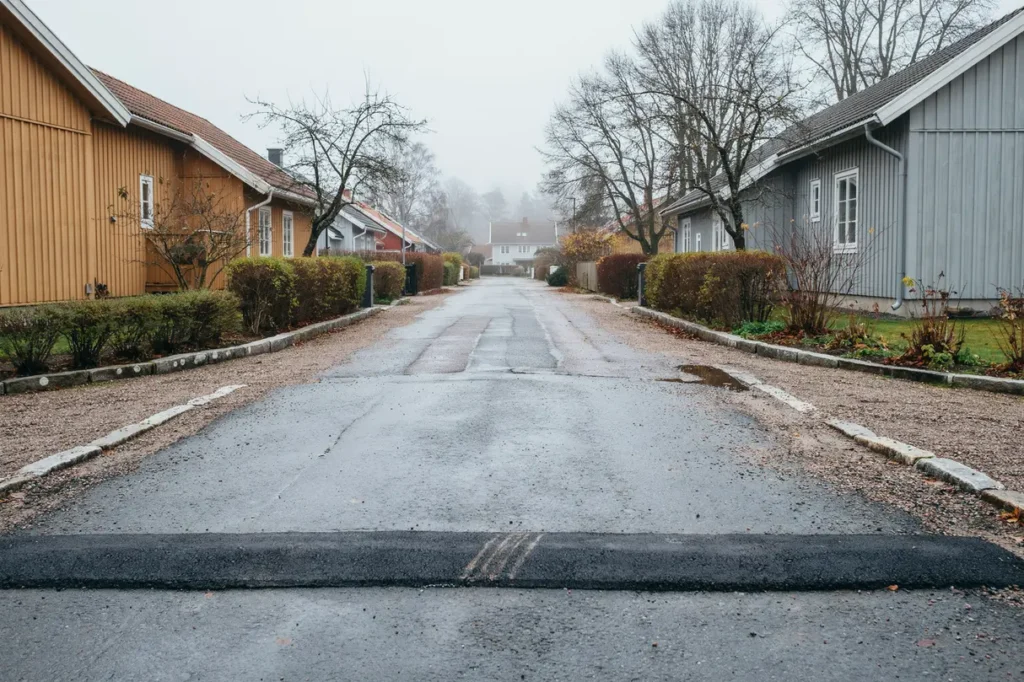 vad g ller vid farthinder p asfalterad samf llighetsv g